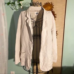old navy linen blazer/ thin coat